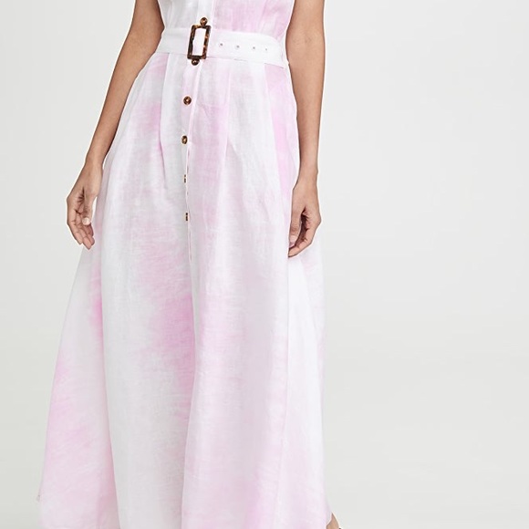 BNWT Solid and Striped Tye Dye Maxi Dress - Picture 3 of 13